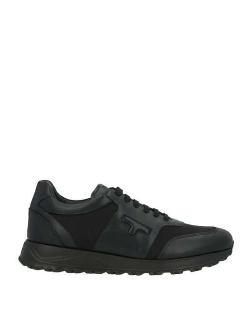 Testoni Black Sneakers for men