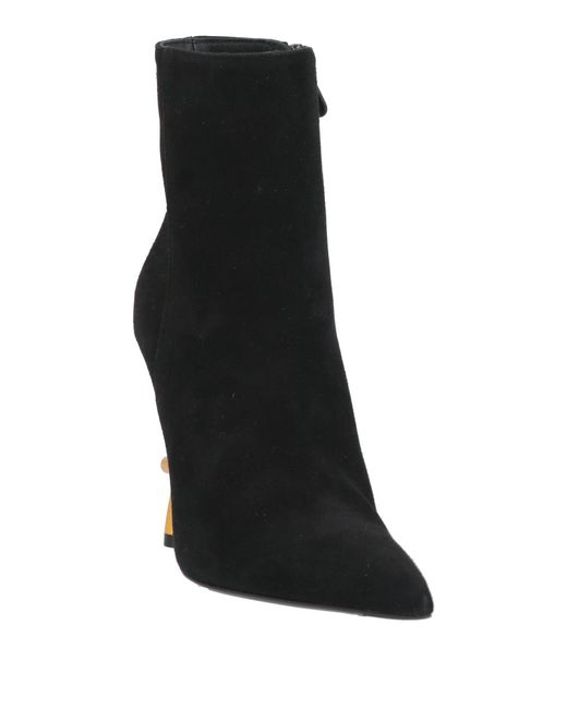 Roberto Festa Black Ankle Boots Leather