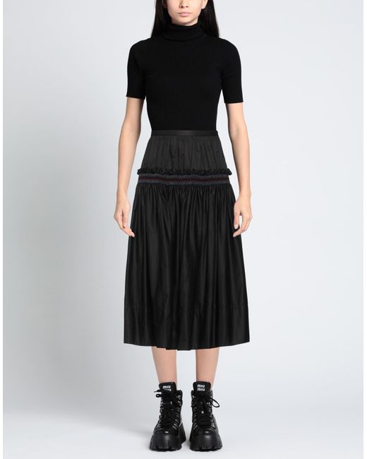 Molly Goddard Black Midi Skirt