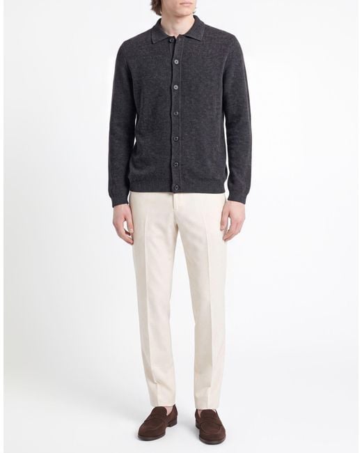 Alpha Studio Black Cardigan for men