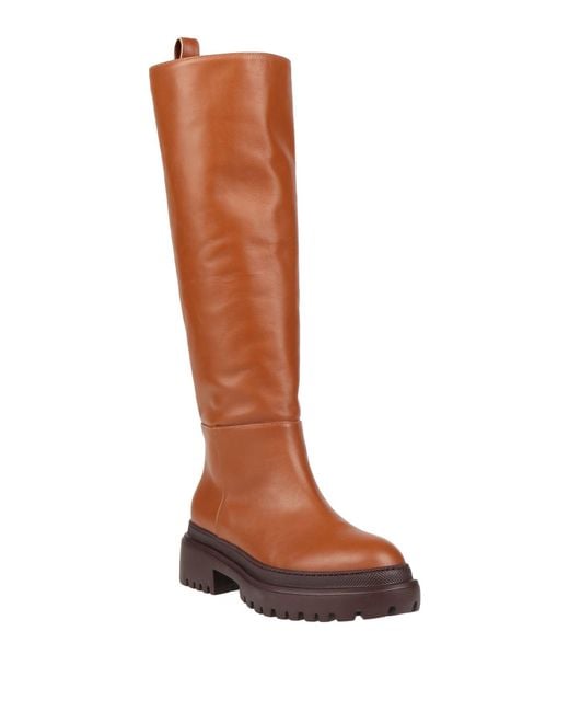 L'Autre Chose Brown Boot Calfskin