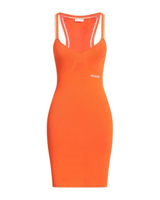 Patrizia Pepe Orange Mini-Kleid