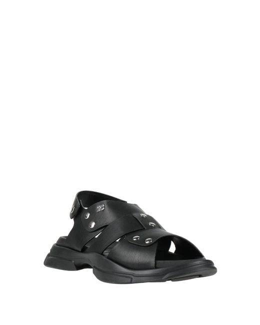 Ganni Black Sandals Synthetic Material