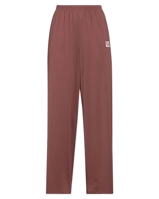 American Vintage Red Pants Polyester, Elastane