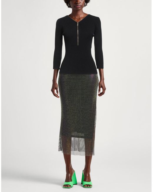 Elisabetta Franchi Black Sweater Viscose, Polyester, Polyamide
