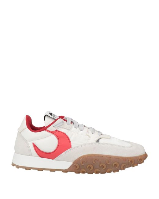 MARINE SERRE Pink Sneakers Leather