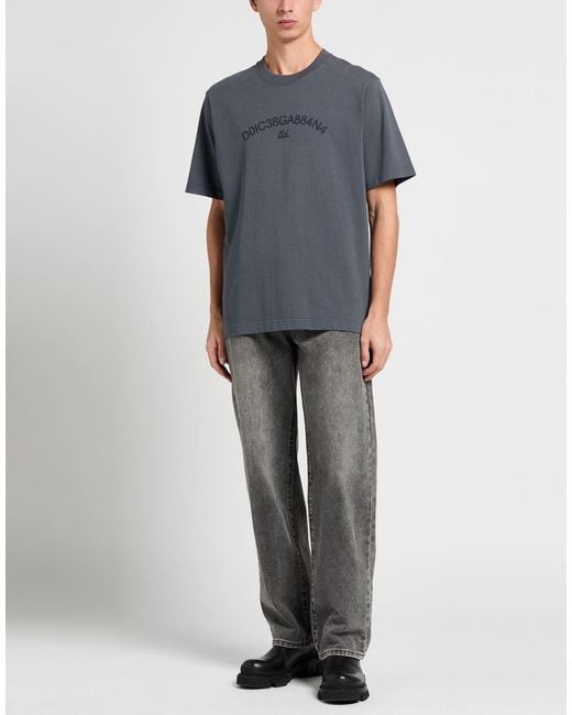 Dolce & Gabbana Gray T-shirt for men