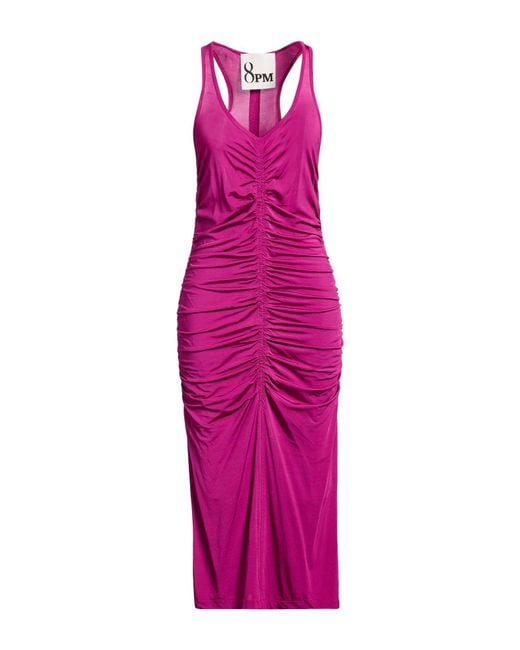 8pm Pink Midi Dresses