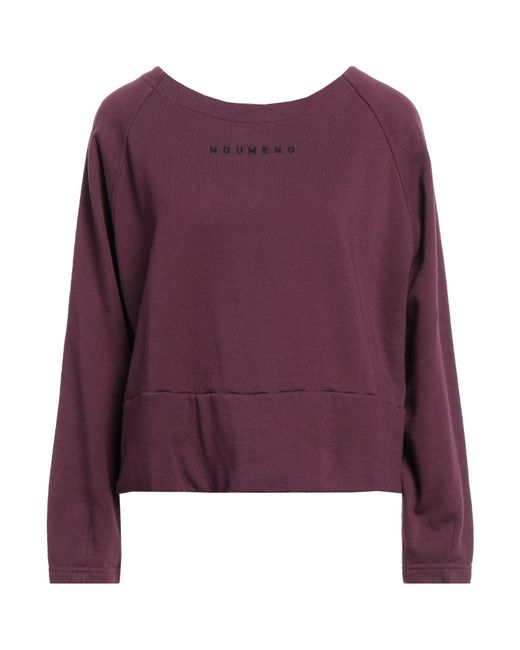 NOUMENO CONCEPT Purple Sweatshirt
