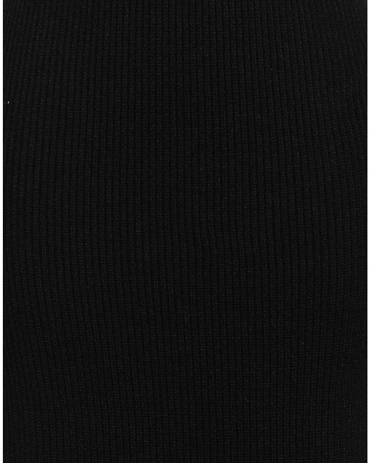 A PAPER KID Black Midi Dress Viscose, Polyester, Polyamide