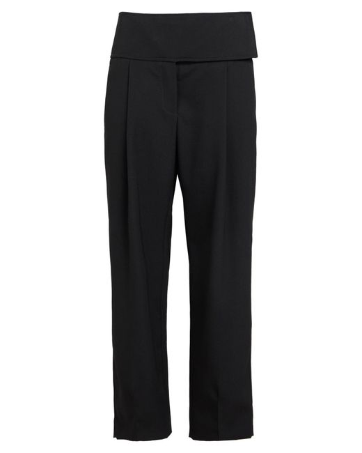Jil Sander Black Pants Wool