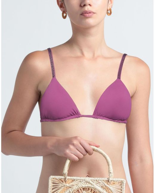 Fisico Purple Bikini-Oberteil