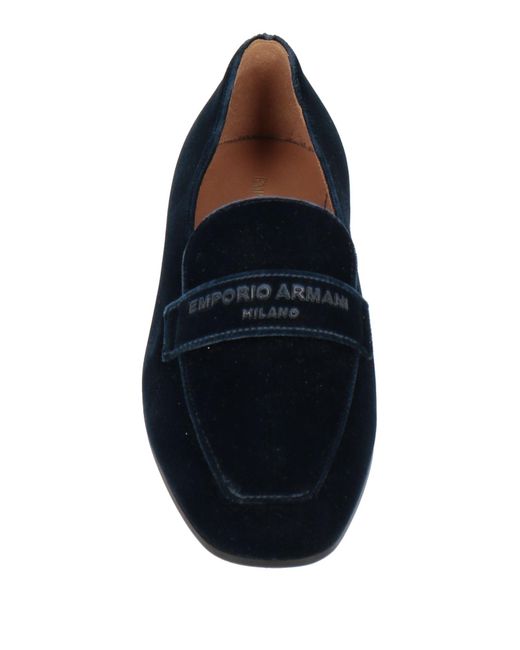 Emporio Armani Blue Loafers
