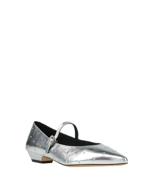 Cult White Ballet Flats