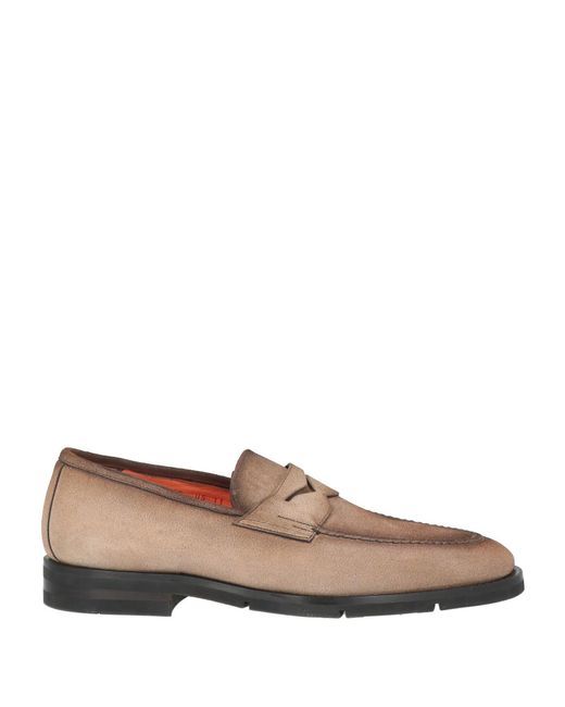 Santoni Brown Loafer for men