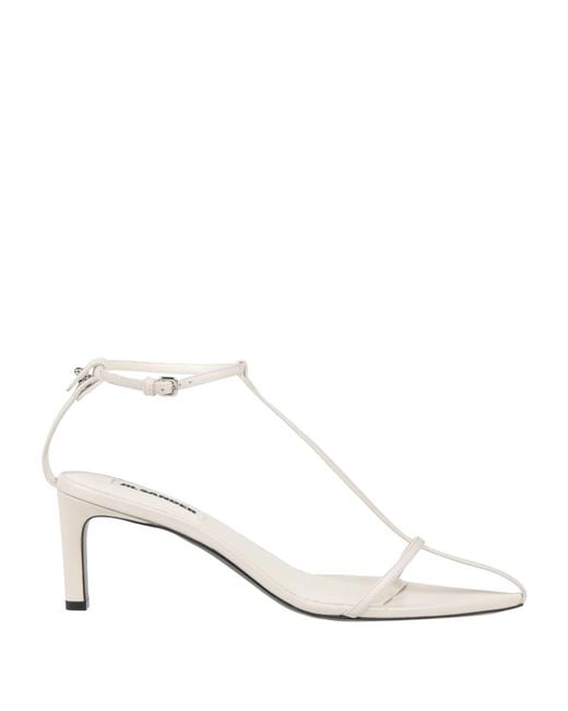 Jil Sander White Sandals
