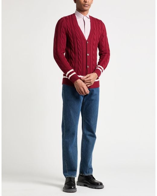 Rebecas Eleventy de hombre de color Red