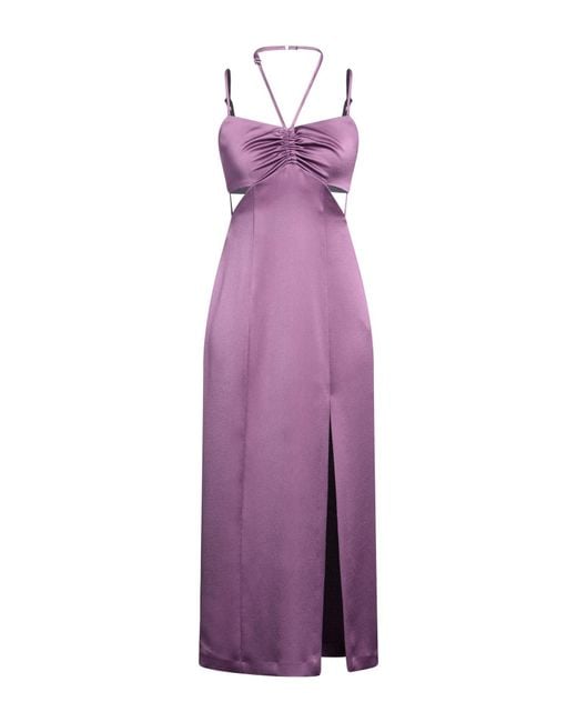 IRO Purple Midi Dress Polyester