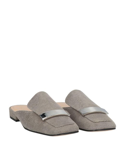 Sergio Rossi White Mules & Clogs Leather