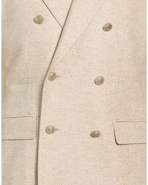 Eleventy Natural Blazer Wool, Silk, Cashmere, Elastane for men