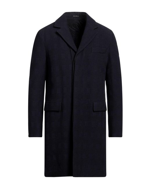 Emporio Armani Blue Coat for men