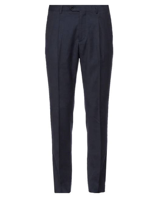 BE ABLE Blue Pants Virgin Wool, Polyester, Elastane for men