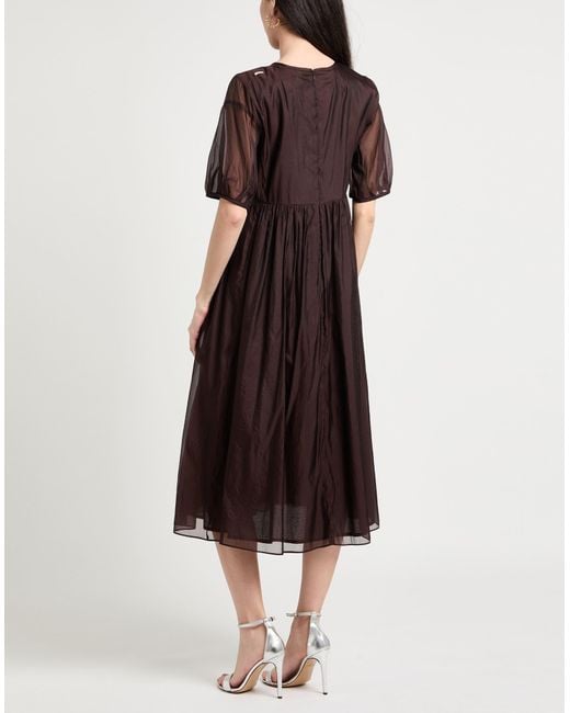 Max Mara Brown Midi-Kleid