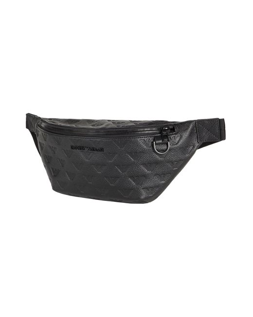 Emporio Armani Black Belt Bag for men