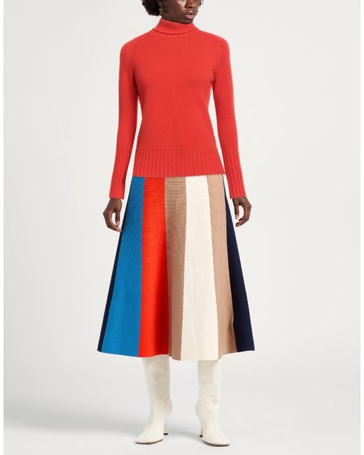 Drumohr Red Turtleneck Cashmere