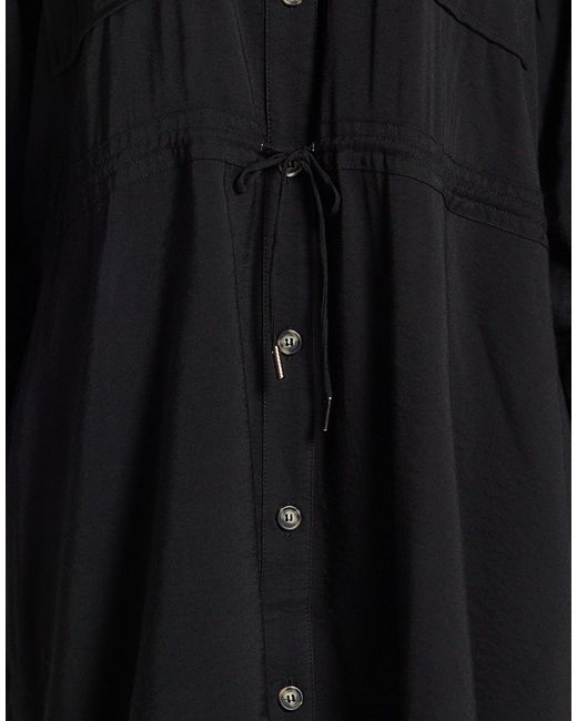 Ba&sh Black Mini Dress Viscose, Polyamide