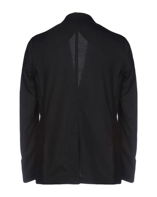 Sseinse Black Blazer Polyester, Viscose, Elastane for men