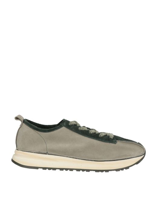 Moma Gray Sneakers Leather for men