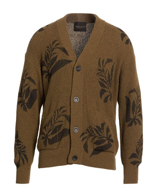 Roberto Collina Green Cardigans for men