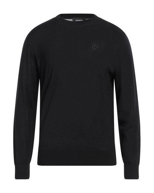 DSquared² Black Jumper for men