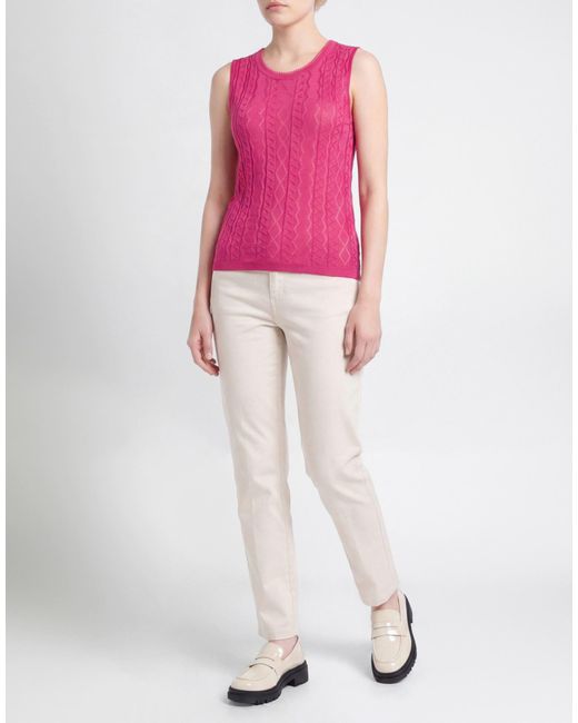 Top Missoni de color Pink