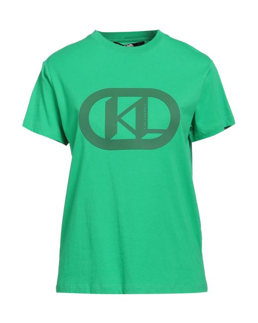 Camiseta Karl Lagerfeld de color Green