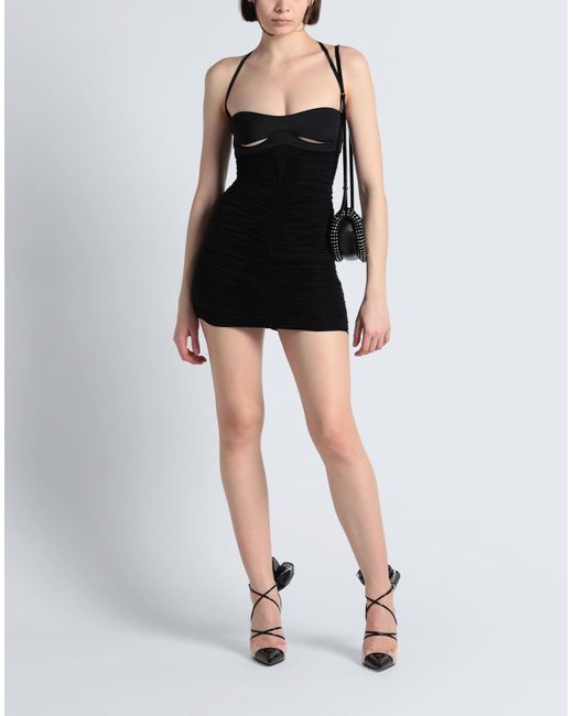 Mugler Black Mini Dress