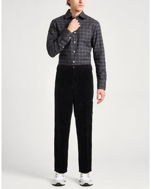 Stone Island Black Trouser for men