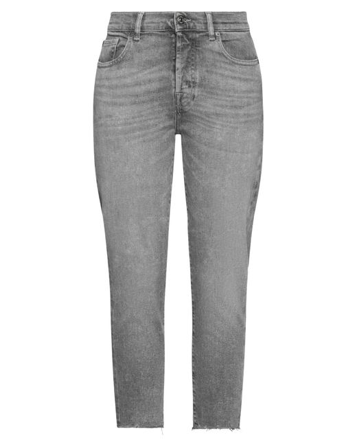 7 For All Mankind Gray Denim Trousers