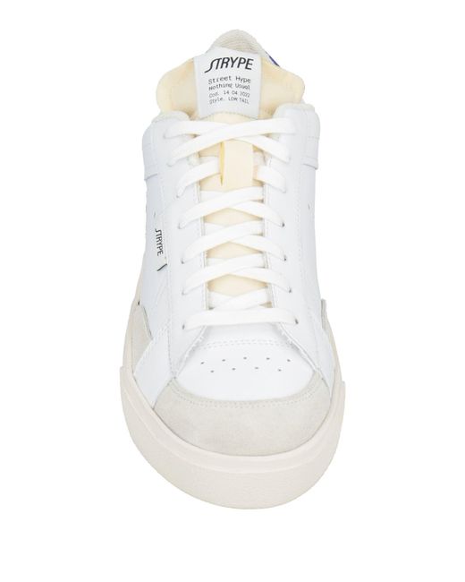 Strype White Sneakers Leather for men