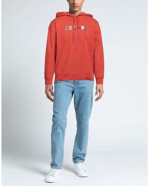 Sudadera Maison Kitsuné de hombre de color Red