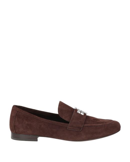 Tory Burch Brown Chocolate Loafers Leather