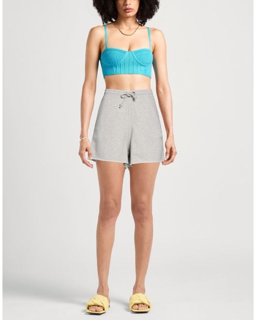Ganni Gray Shorts & Bermuda Shorts