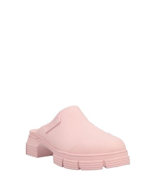 Ganni Pink Mules & Clogs