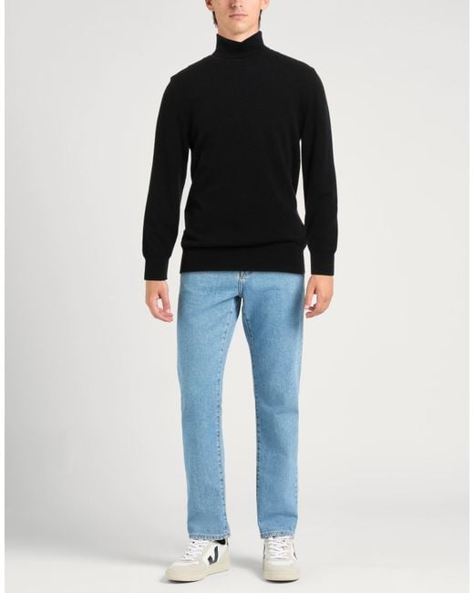 Altea Black Turtleneck for men