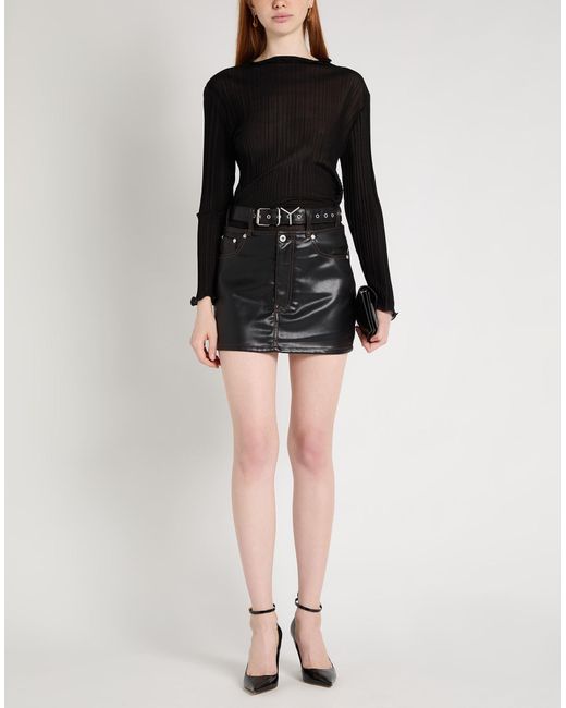 Y. Project Black Mini Skirt