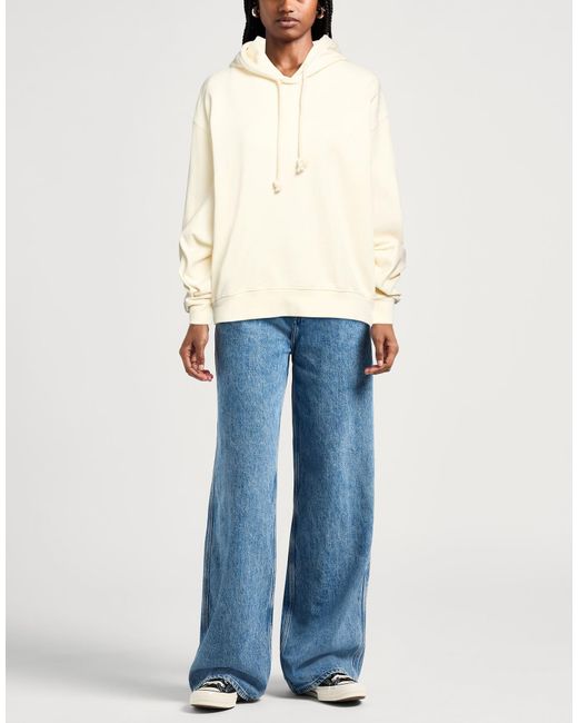 DISCLAIMER Natural Cream Sweatshirt Cotton