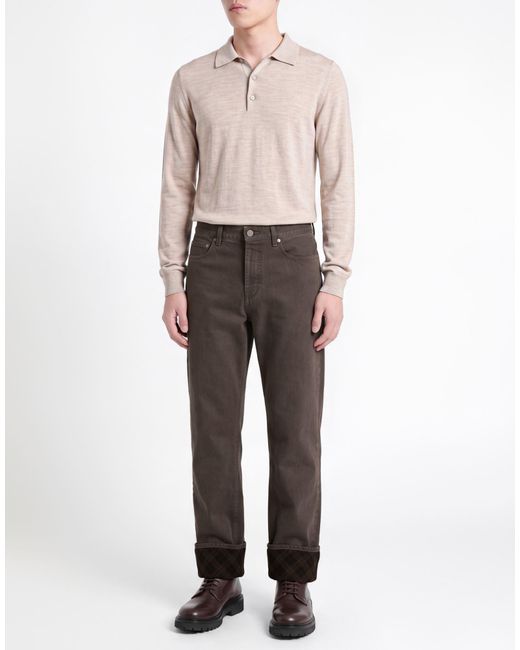 Burberry Gray Jeans Cotton for men