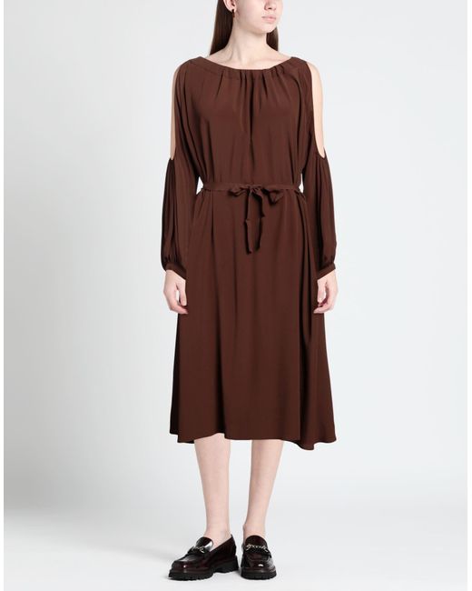 MEIMEIJ Brown Midi-Kleid
