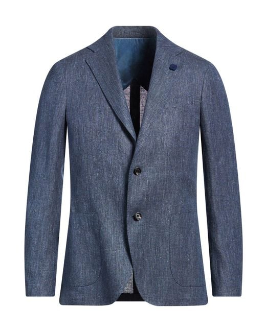 Lardini Blue Blazer for men